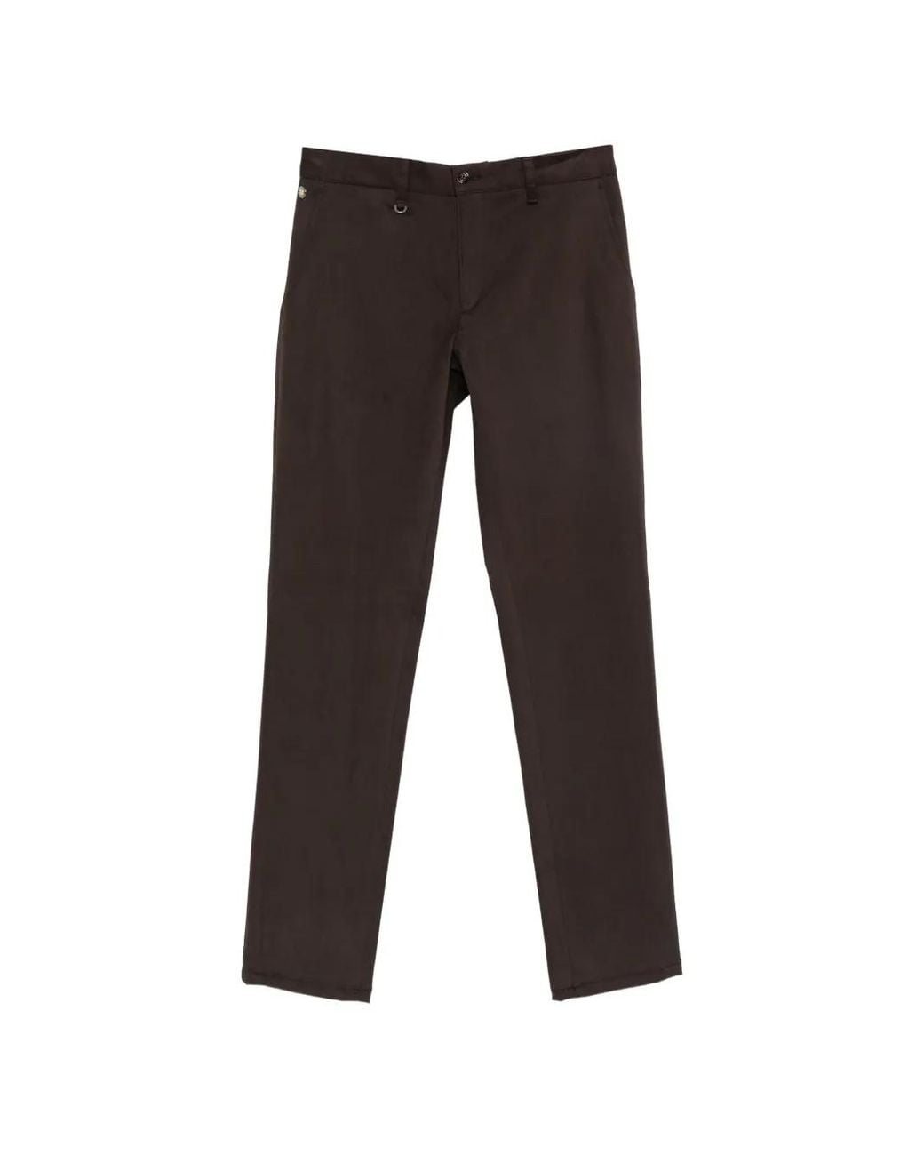 Carducci Black Straight-Leg Trousers for men