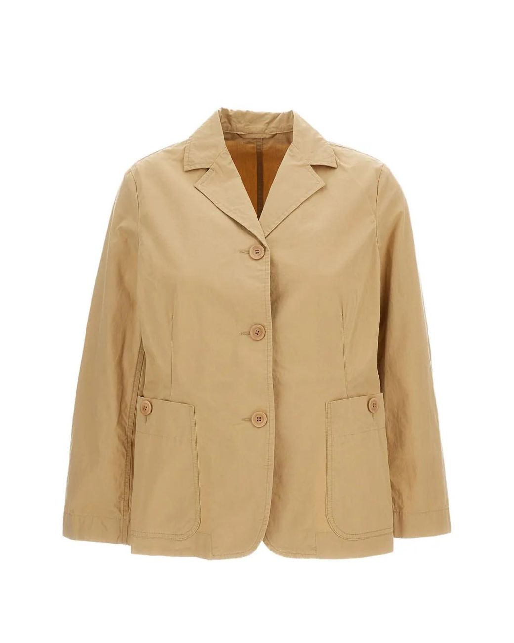 Casey Casey Natural Single-Breasted Blazer