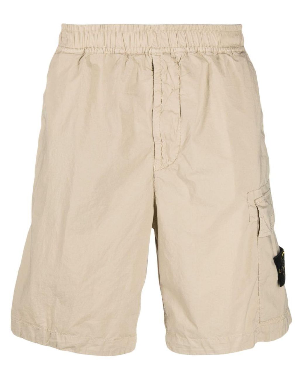 Stone island clearance cargo badge shorts