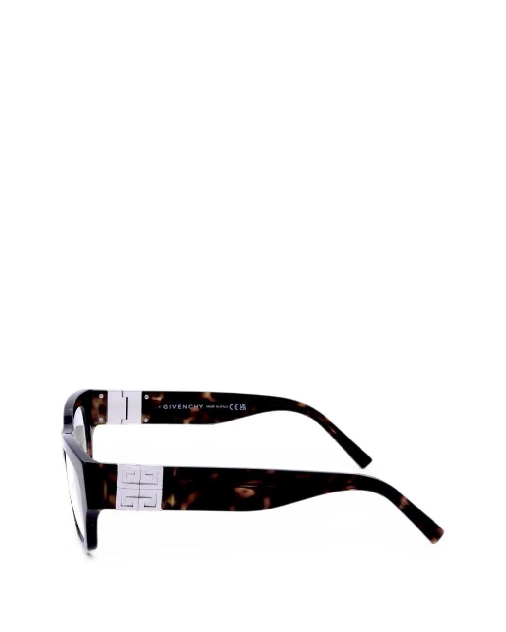 Givenchy Black Rectangle-Frame Glasses