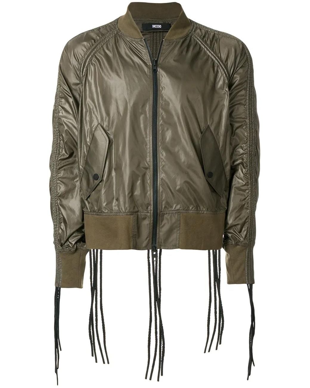KTZ Green Corded Bomber Jacket