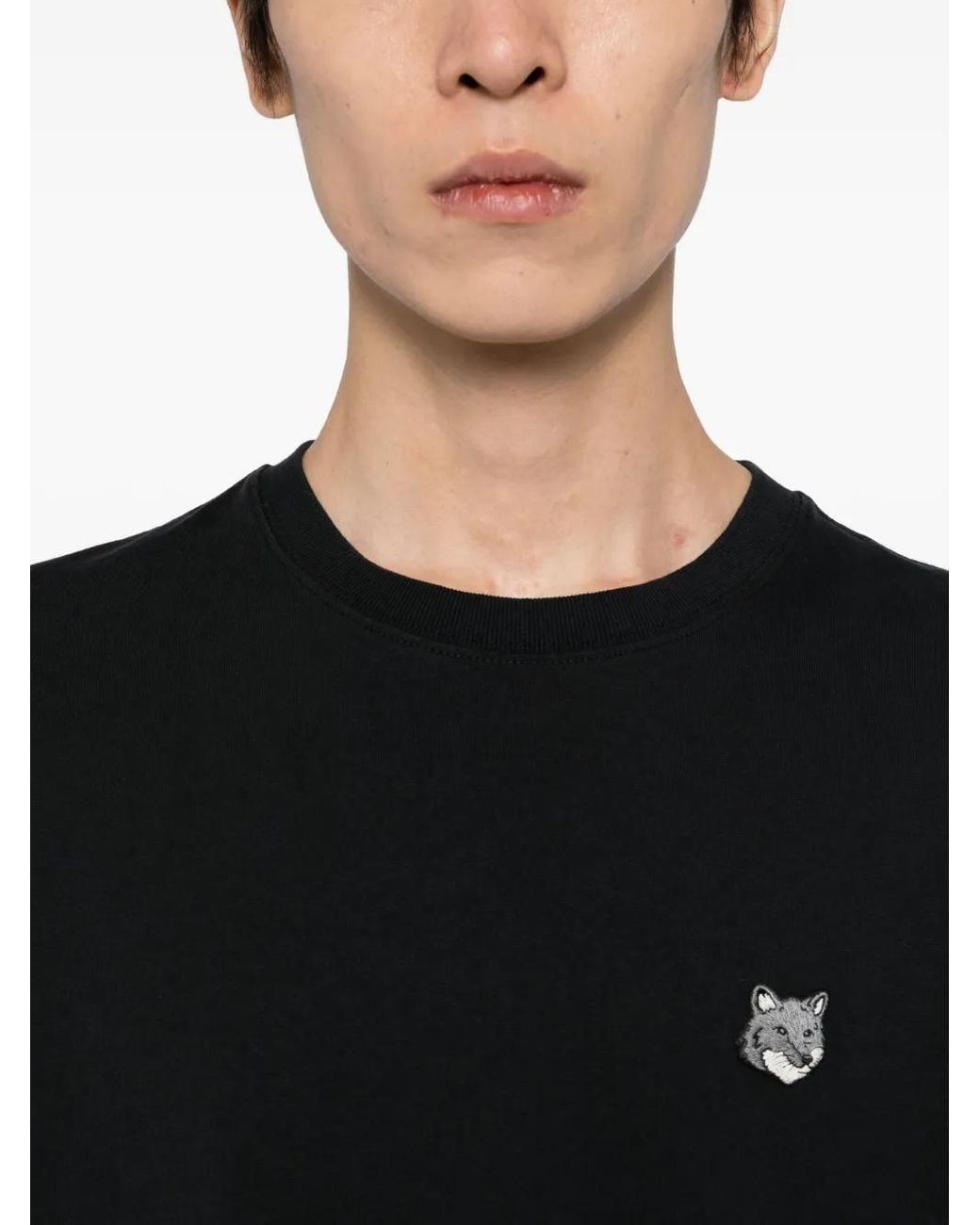 Maison Kitsuné Black Fox Head Comfort Tee-Shirt for men