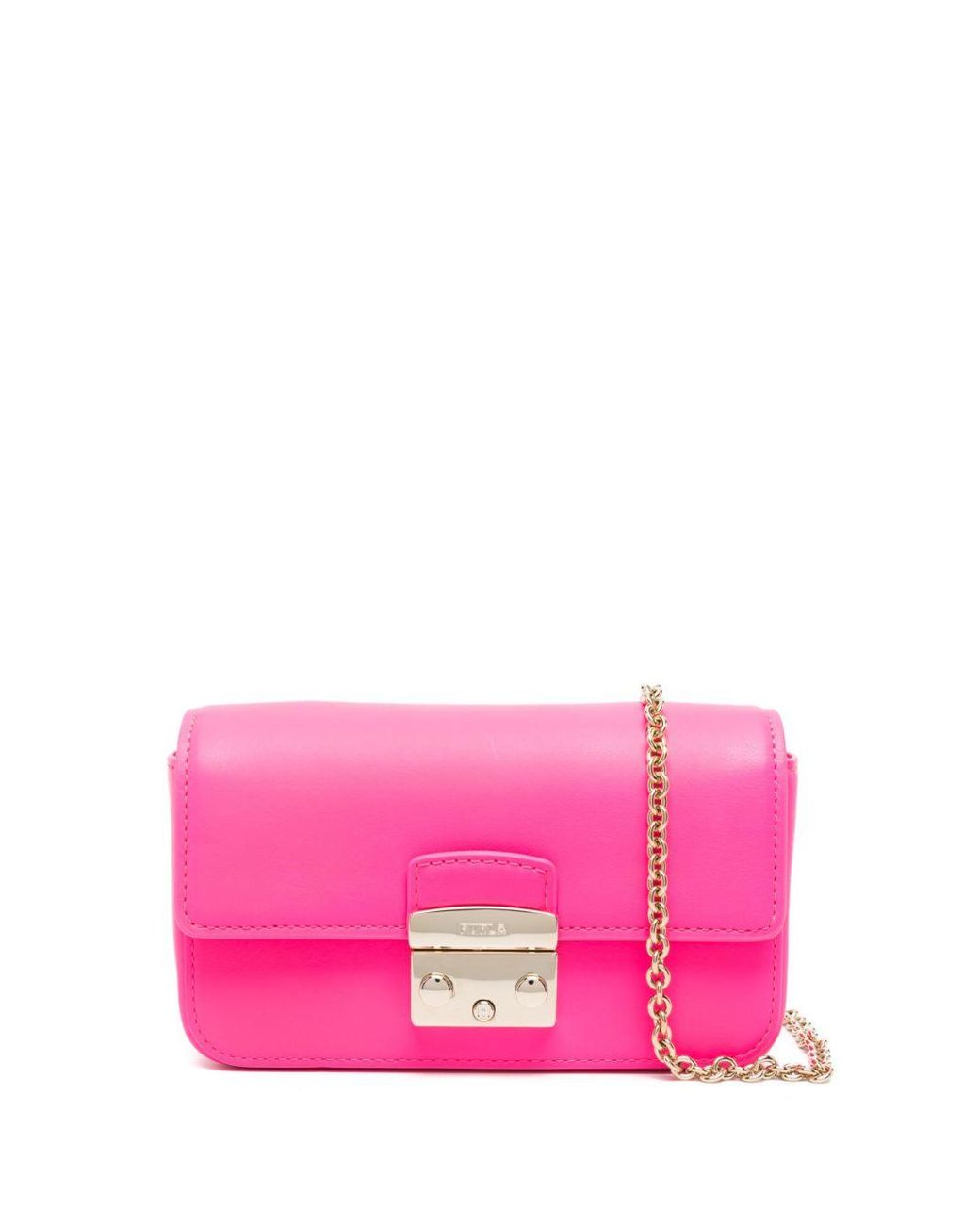 Furla Metropolis Leather Mini Bag in Pink | Lyst UK