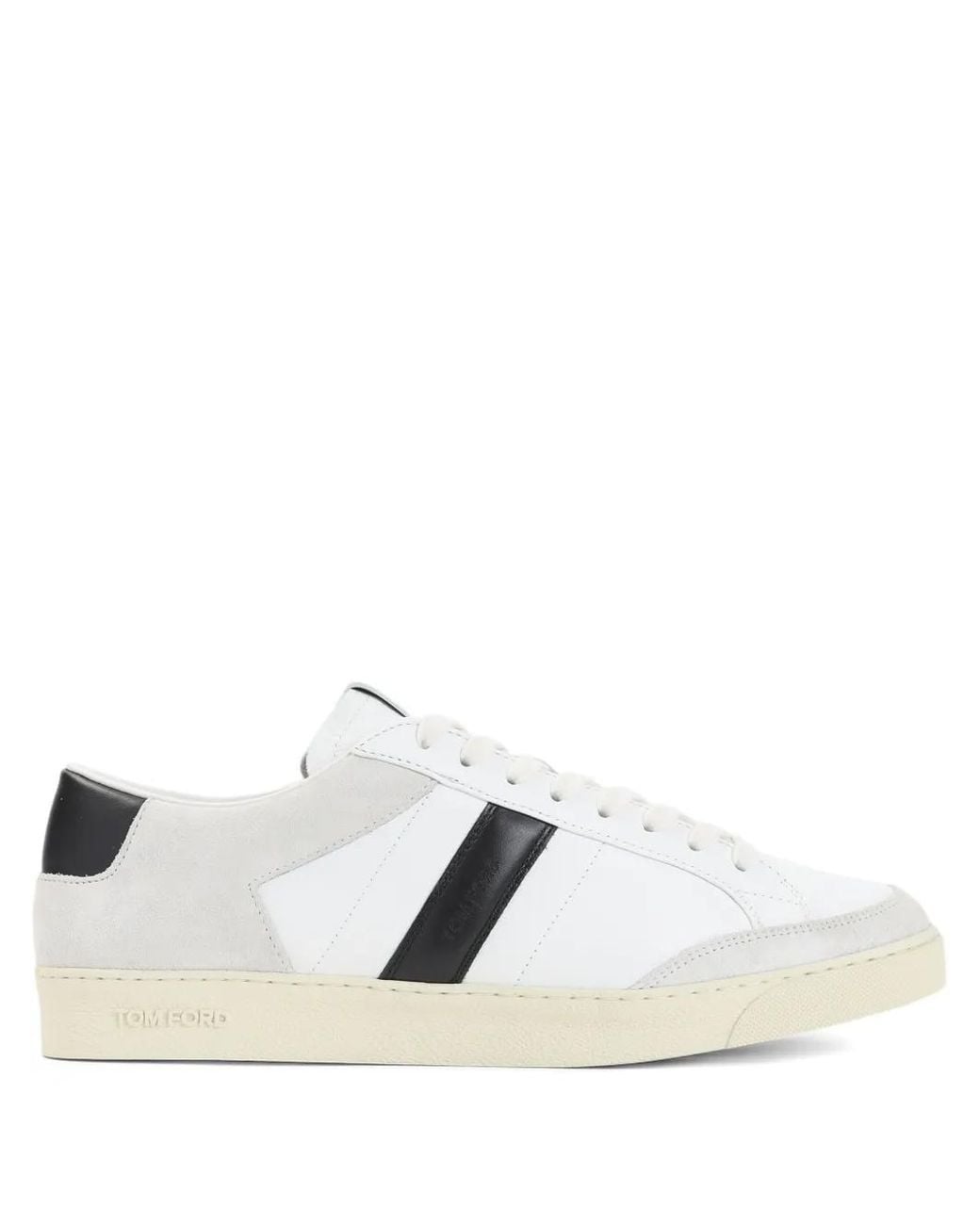 Tom Ford White Blake Low Sneakers for men