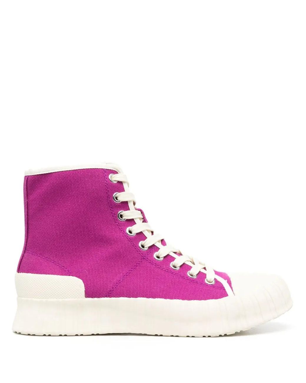 Pink Roz CAMPERLAB Roz Canvas High-Top Sneakers in Pink | Lyst