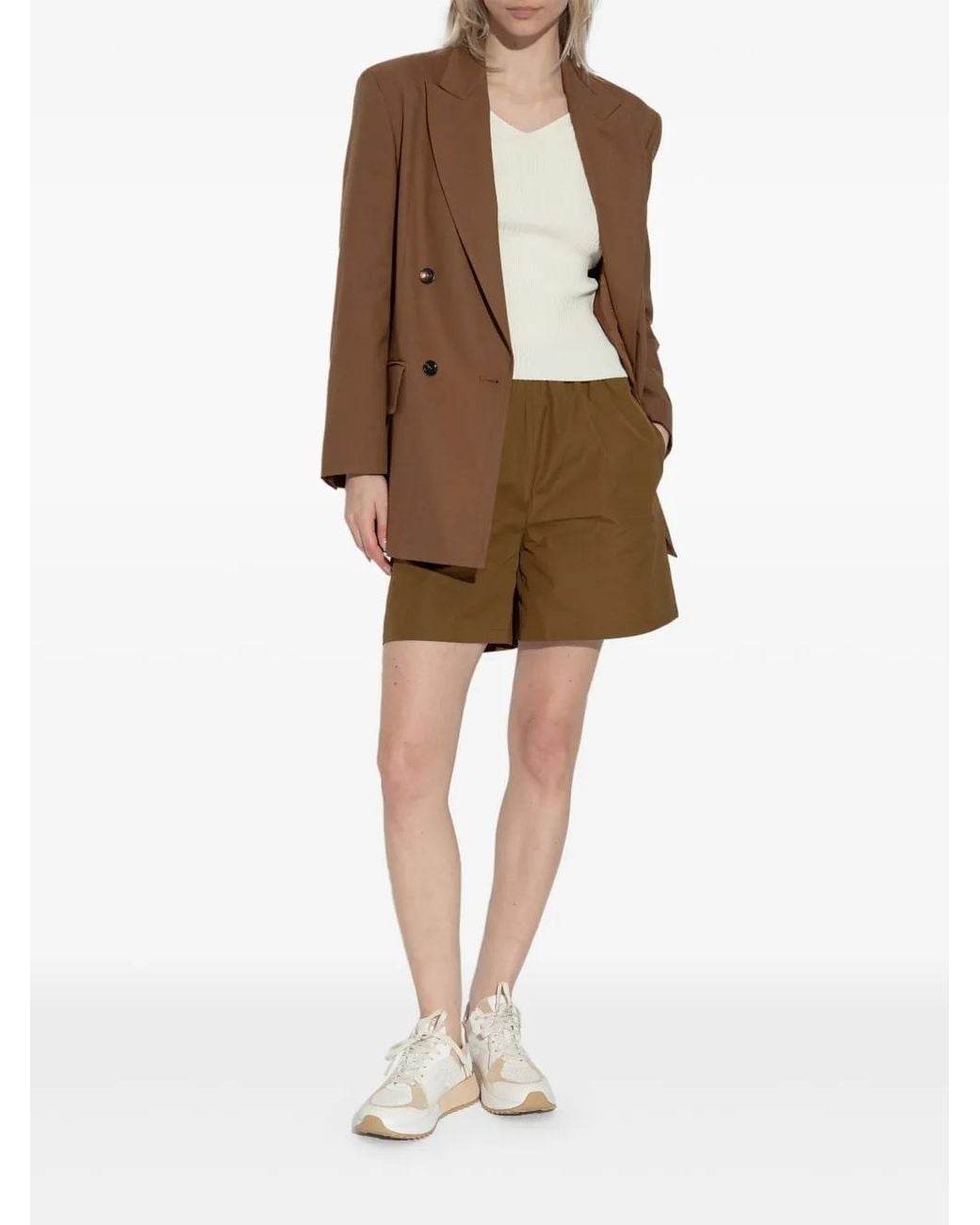 MICHAEL Michael Kors White Multi-Panel Sneakers