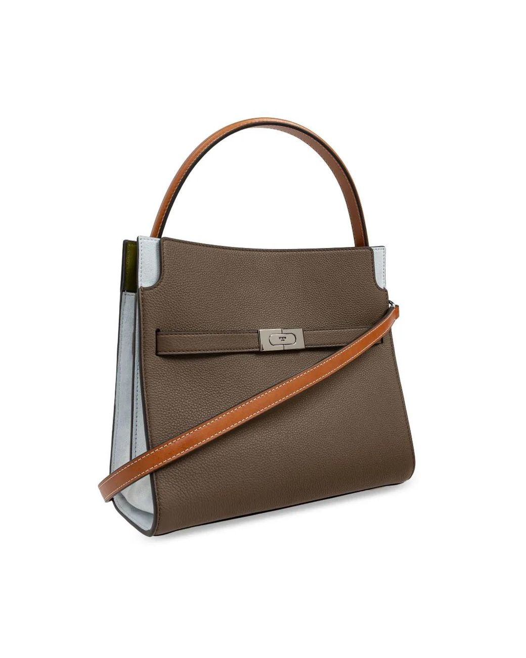 Tory Burch Brown Small Lee Radziwill Satchel