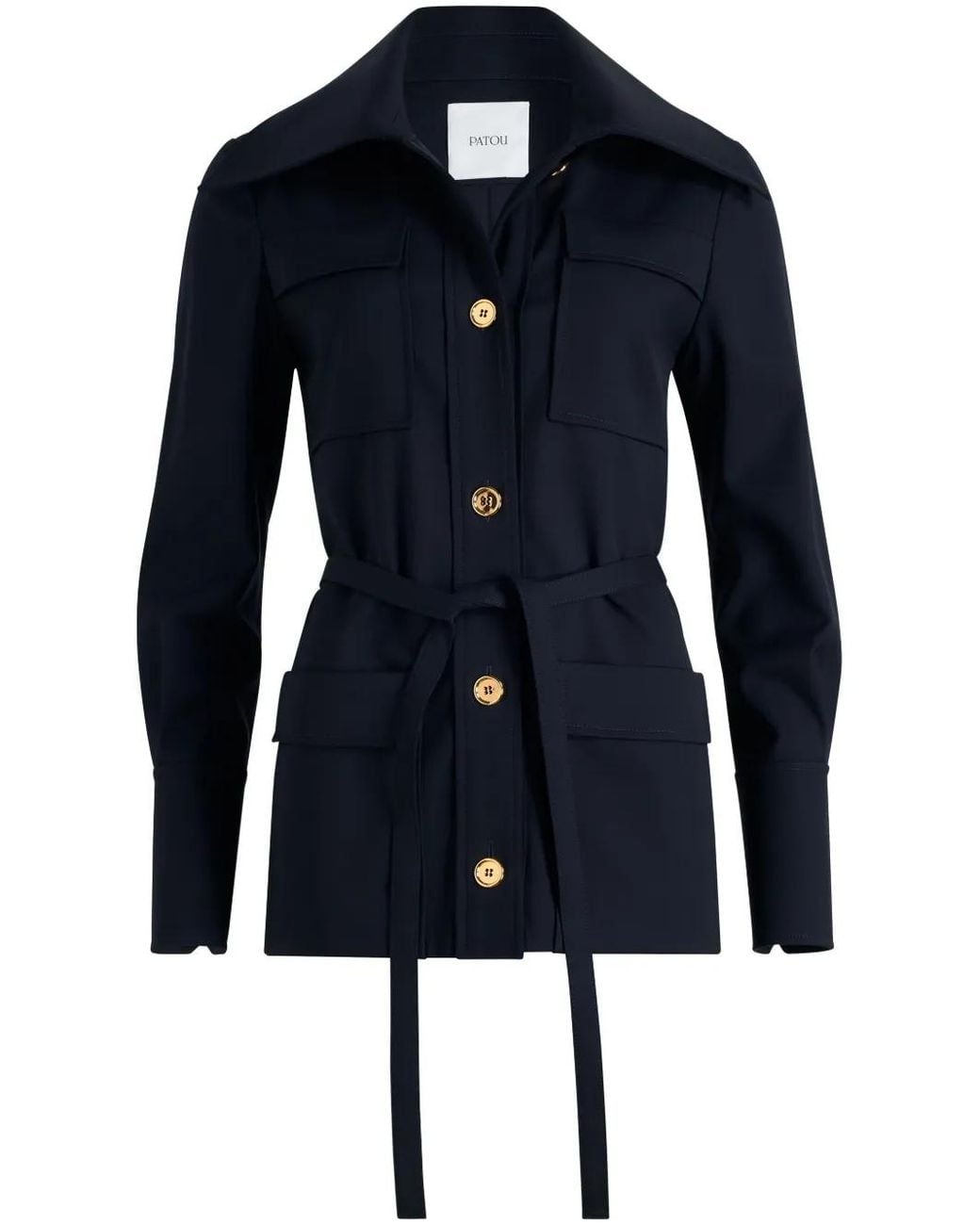 Patou Blue Safari Twill Jacket