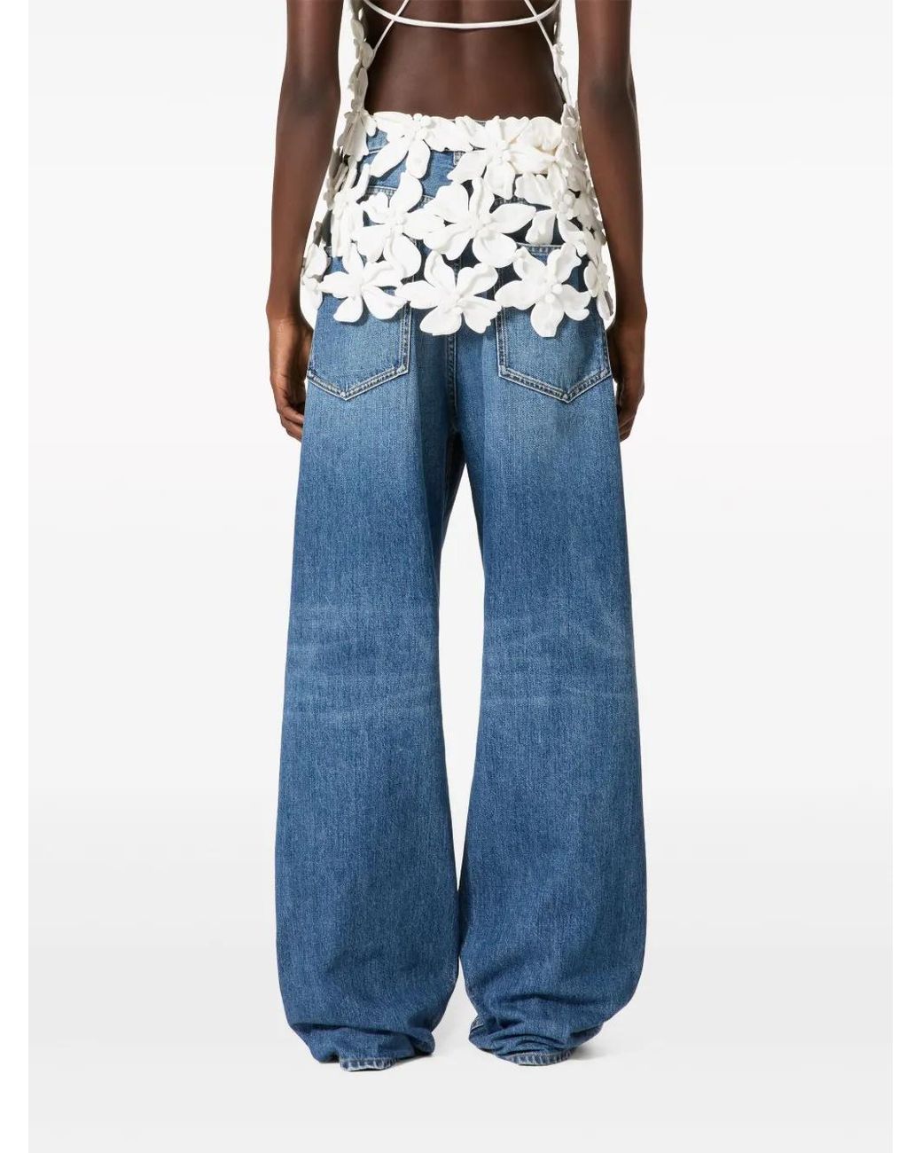 Valentino Garavani Blue Cotton Jeans
