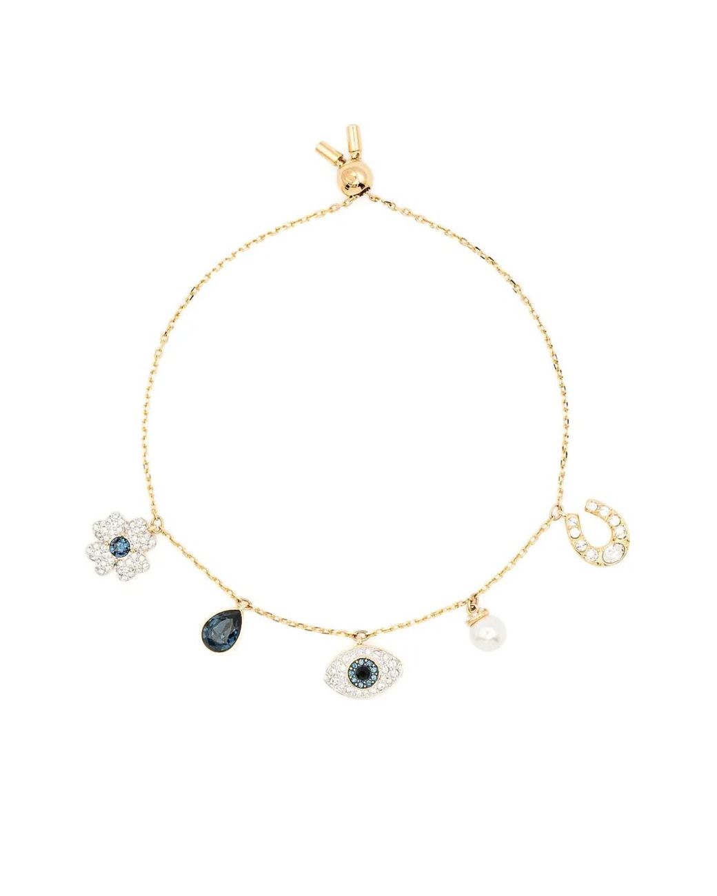 Swarovski White Symbolica Charms Bracelet