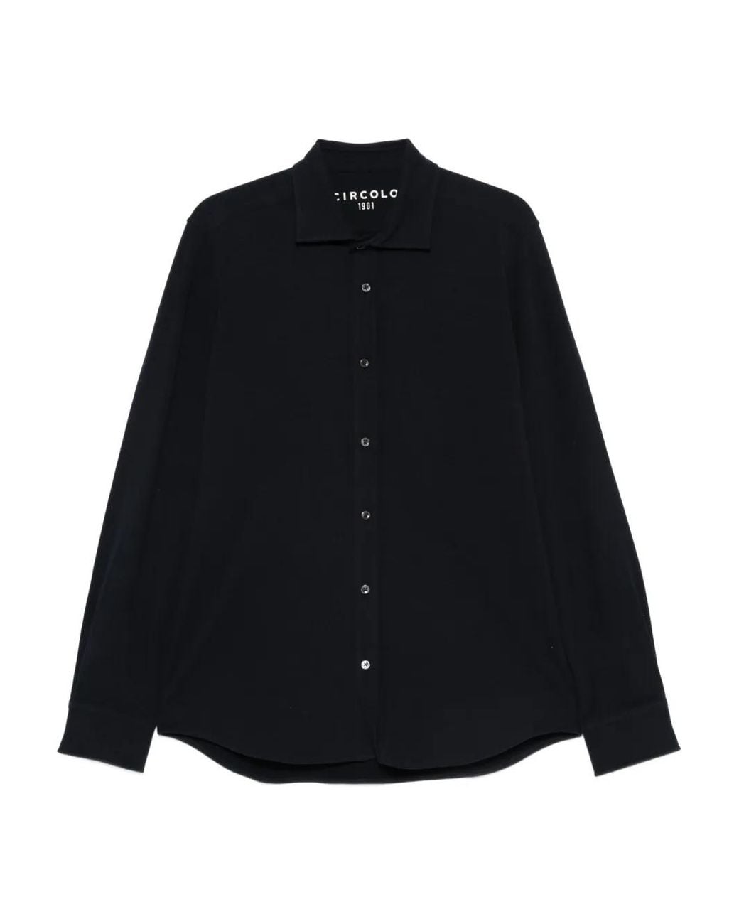 Circolo 1901 Black Jersey Shirt for men
