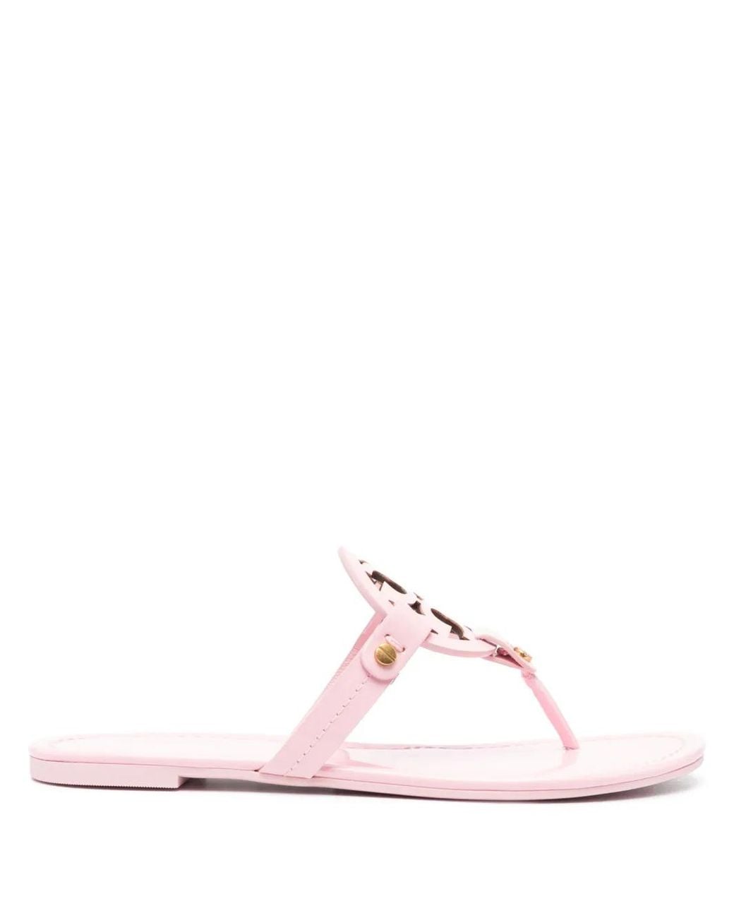 Tory Burch Pink Petunia Patent Miller Sandal