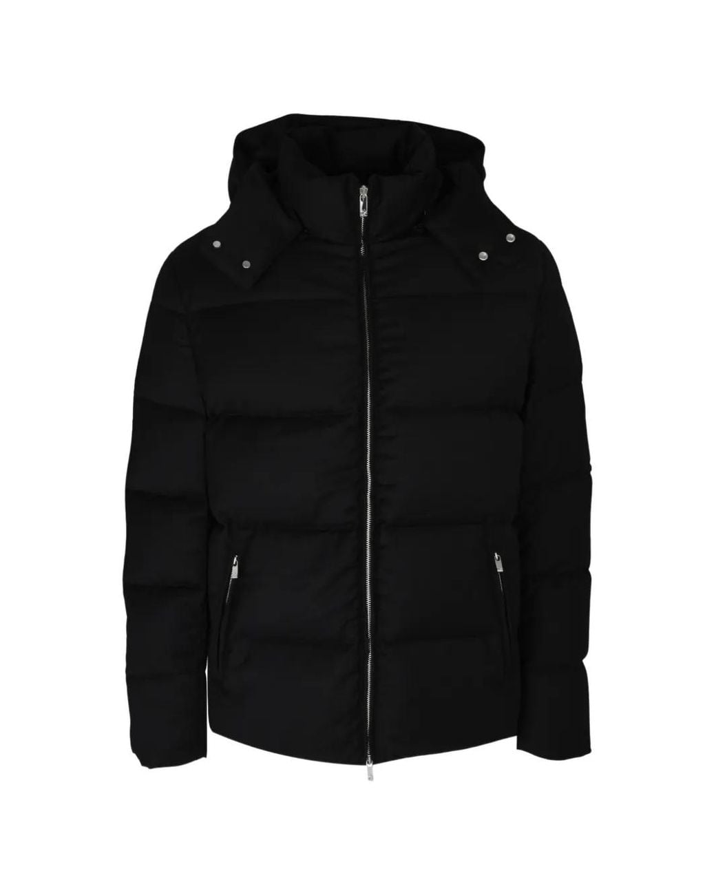 Tombolini Black Doudoune À Capuche for men