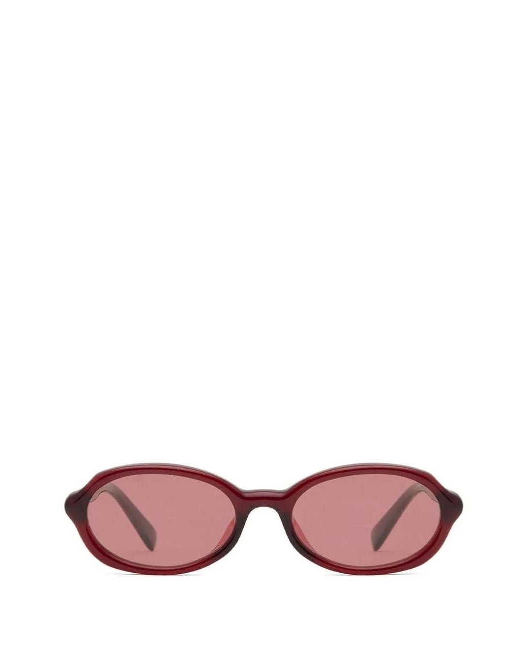 Fora Pink Creator Oval-Frame Sunglasses
