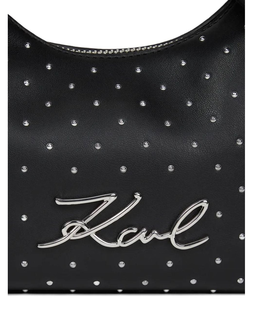 Karl Lagerfeld Black Sac À Bandoulière K/Soirée À Nœud