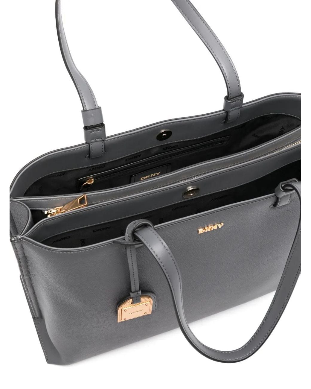 DKNY Gray Alya Tote Bag