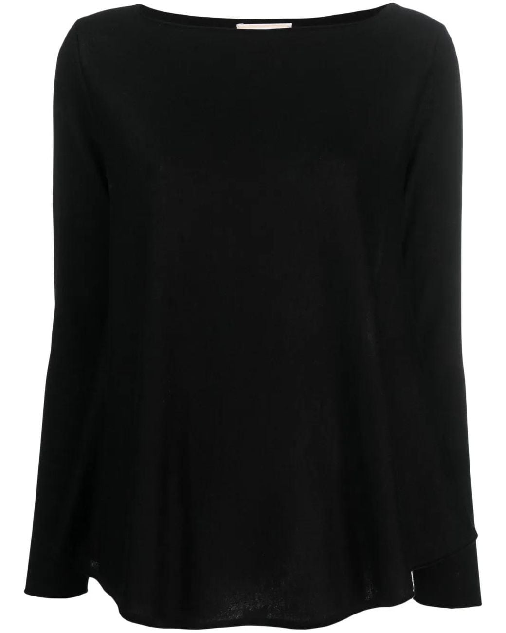 Wild Cashmere Black Fine Knit Jumper