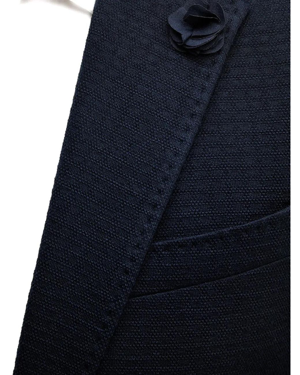 Joop! Blue Floral-Boutonnière Single-Breasted Blazer for men