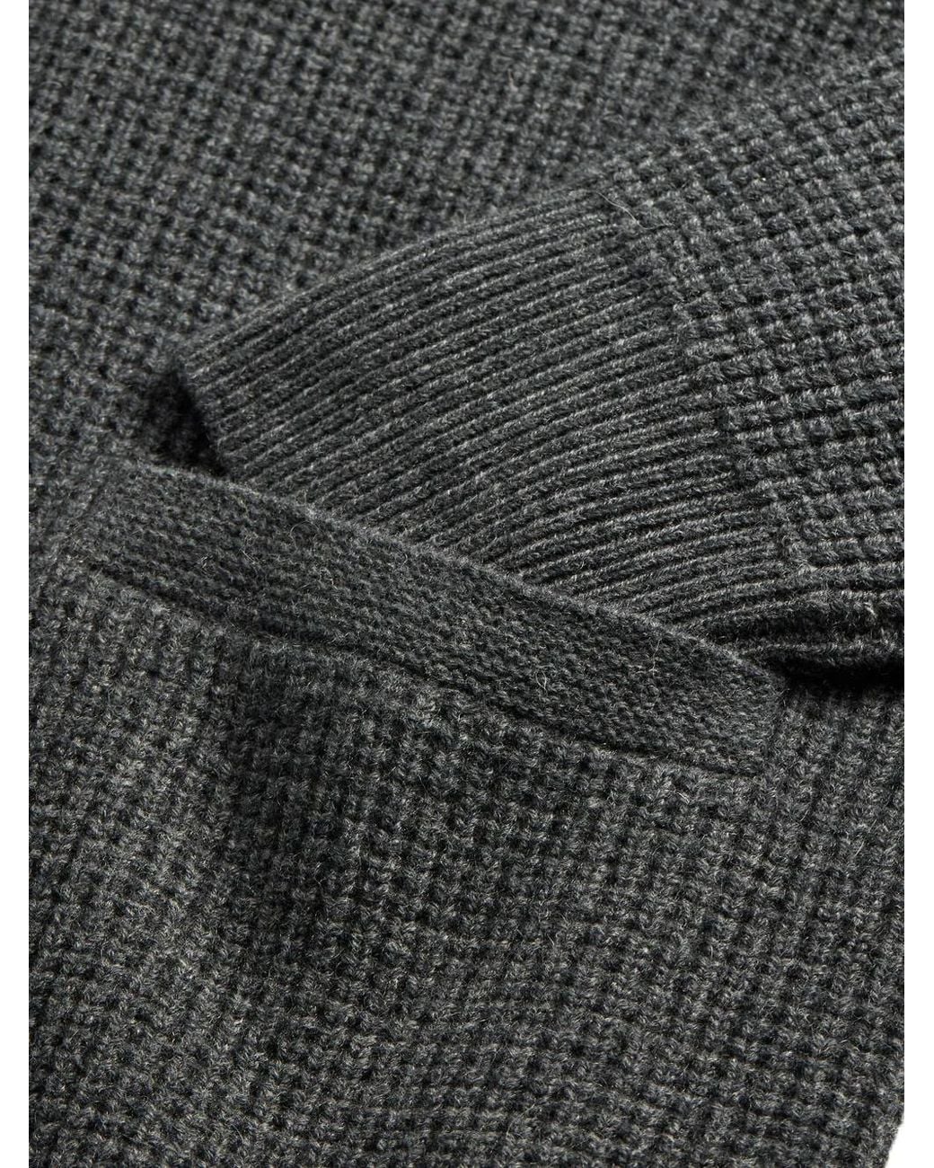 RRL Gray Cashmere Cardigan for men