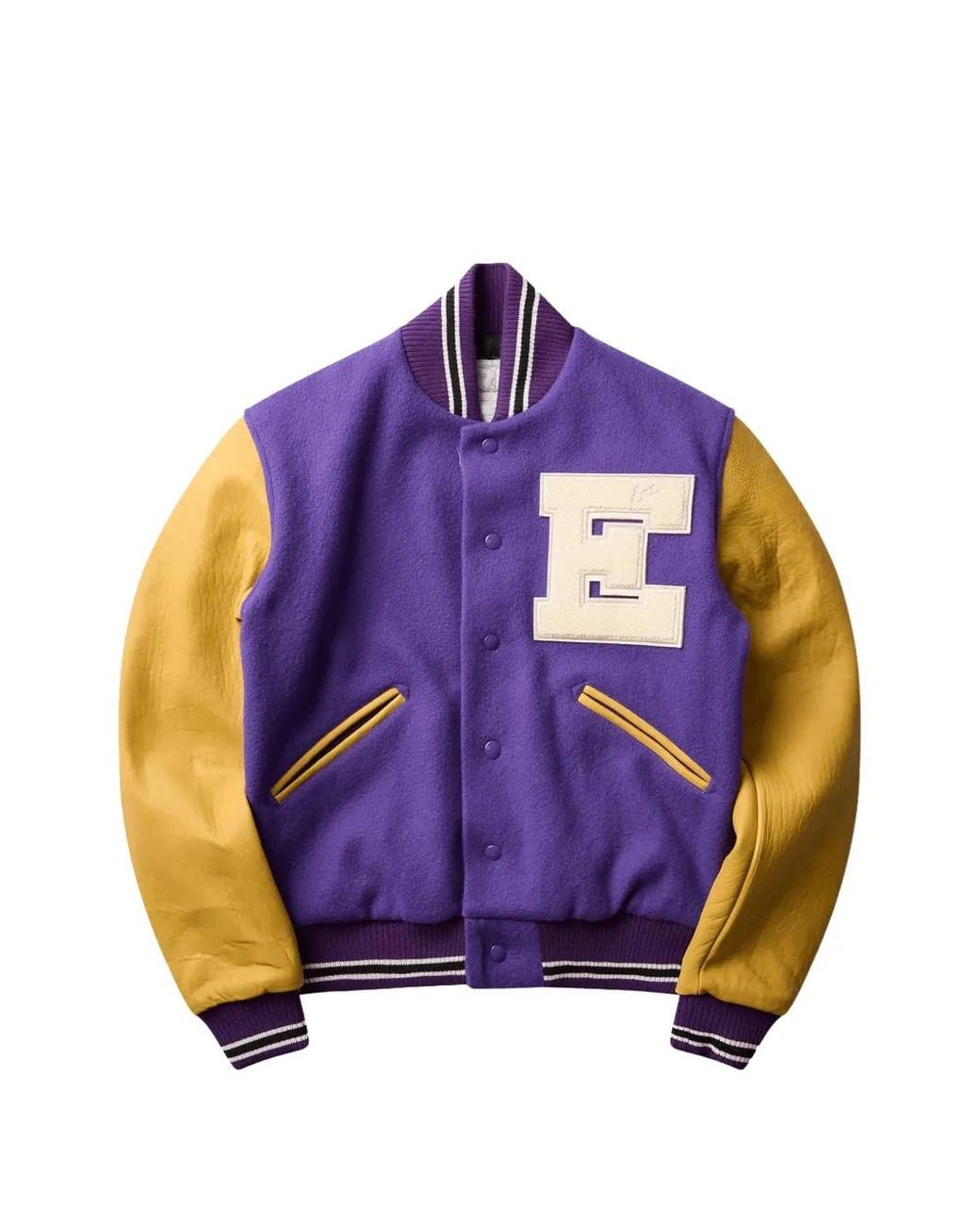 ERL Purple Patch-Detail Bomber Jacket for men