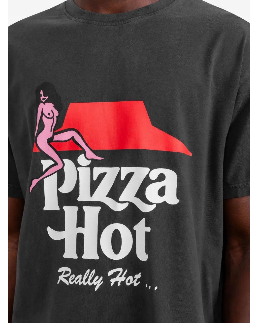 Carne Bollente Gray Pizza Hot T-Shirt