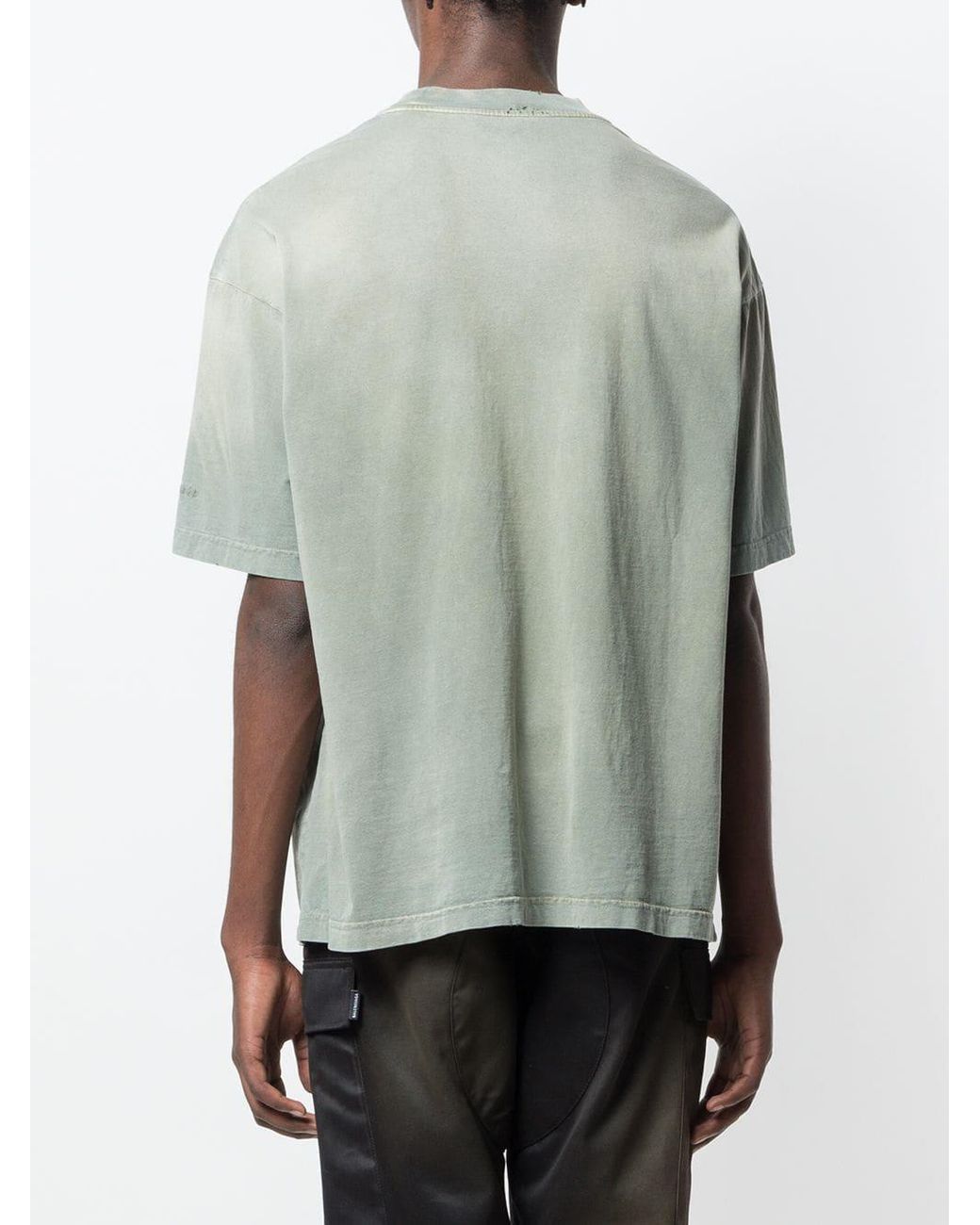 Balenciaga Exclusive To Farfetch Whale Print T shirt in Green for