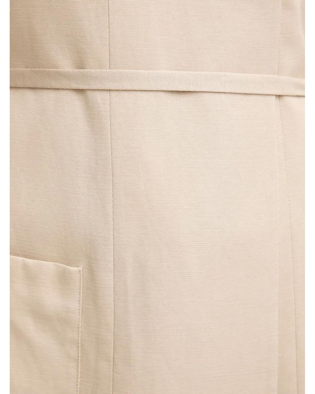 Sisley Natural Belted Wrap Blazer