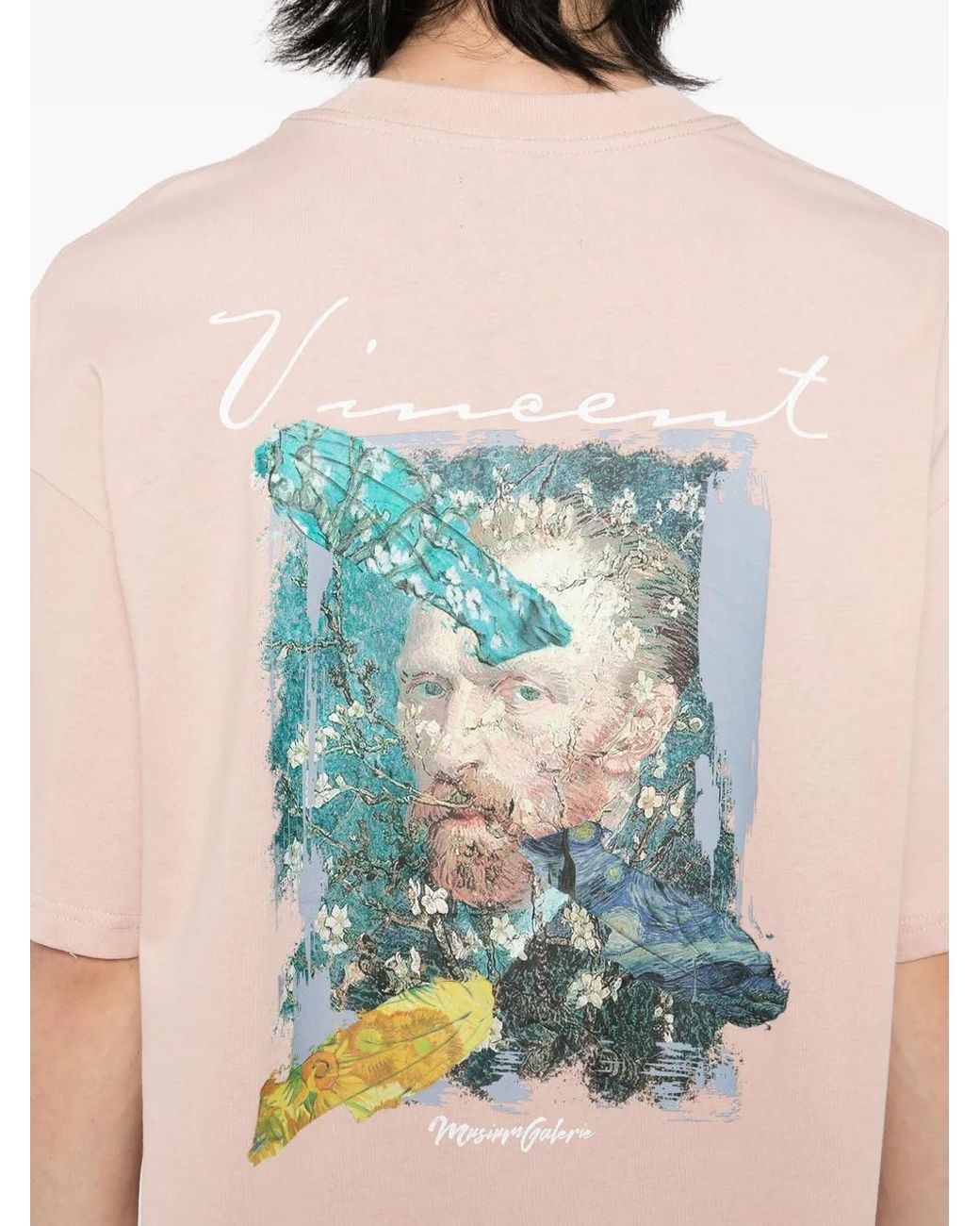 Musium Div. Pink Graphic-Print T-Shirt for men