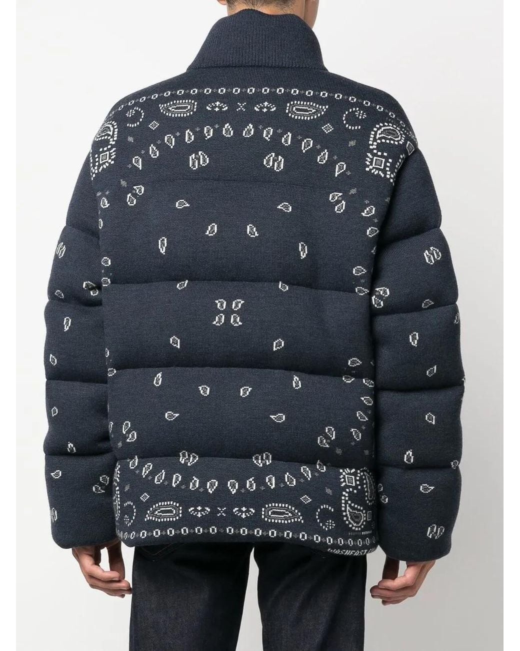 Plumífero Estampado Alanui de hombre de color Blue