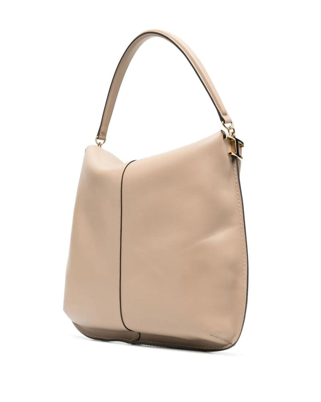 Tod's Natural T-case Leather Shoulder Bag