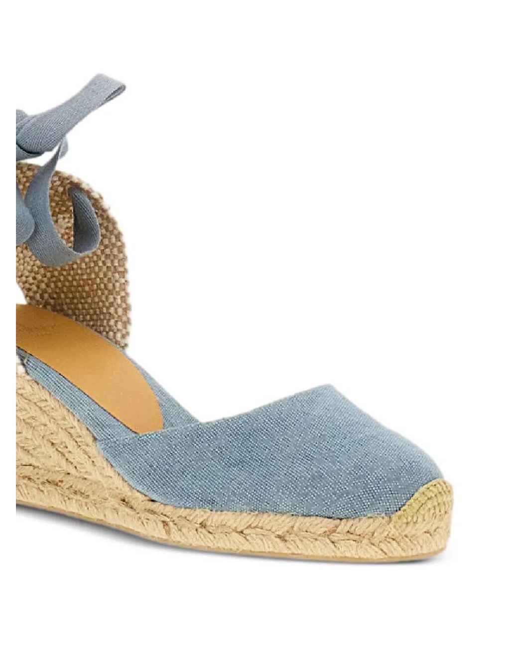Castaner Blue Ankle-Strap Espadrilles