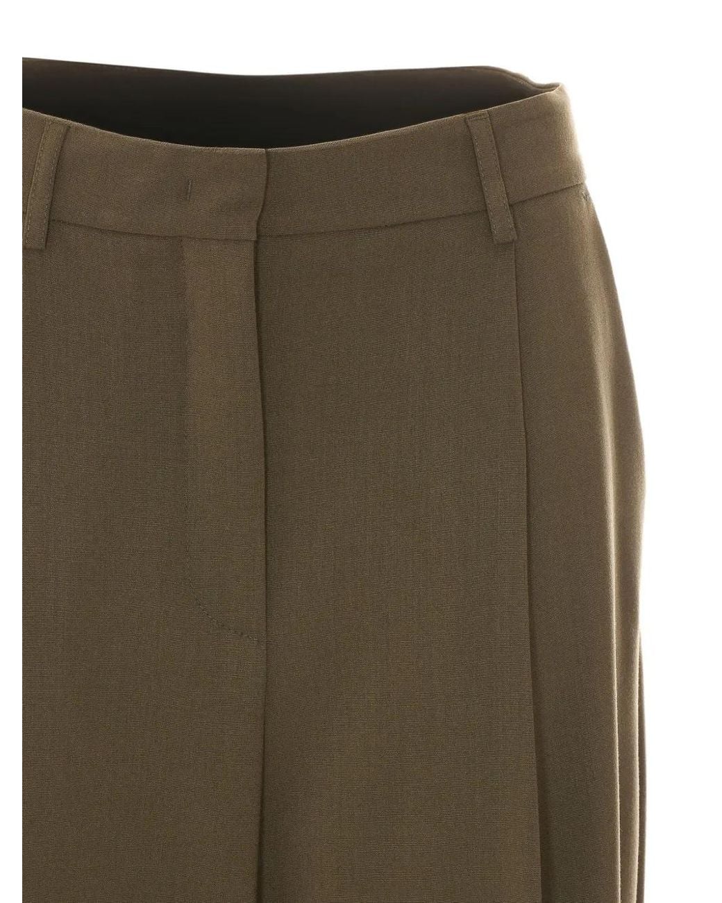 RUE DU BAC Natural Pressed-Crease Tailored Trousers