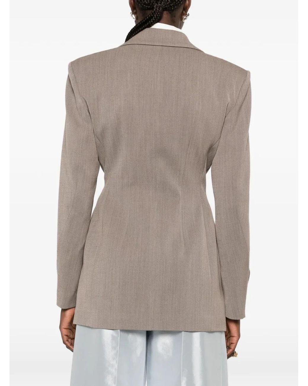 Seafarer Brown Single-Breasted Buttoned Blazer
