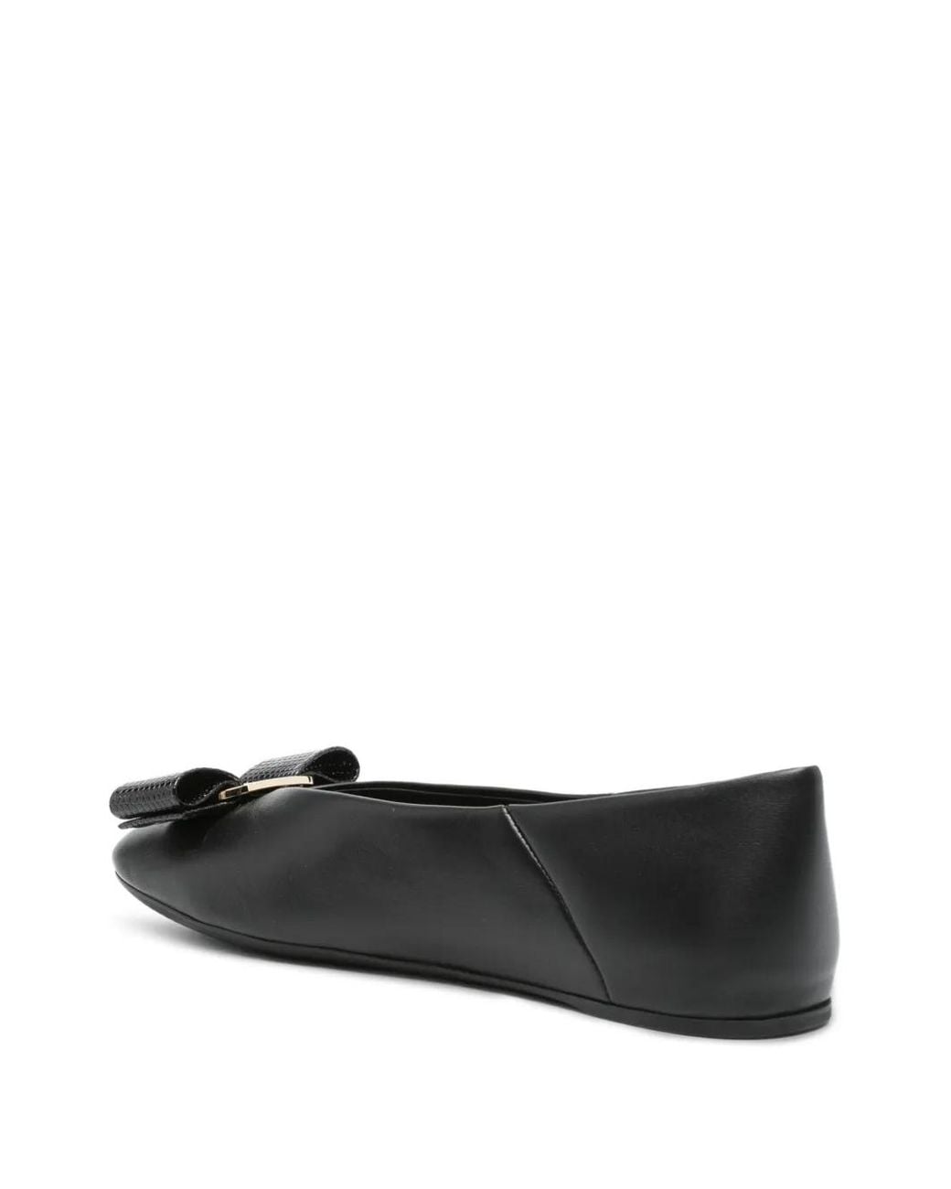 Ferragamo Black Ballet Flats