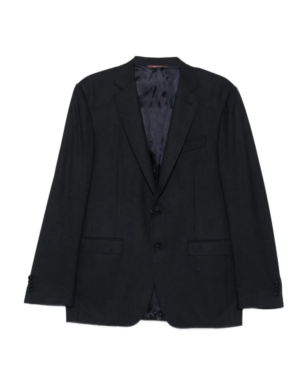 Canali Black Two-Button Suit for men