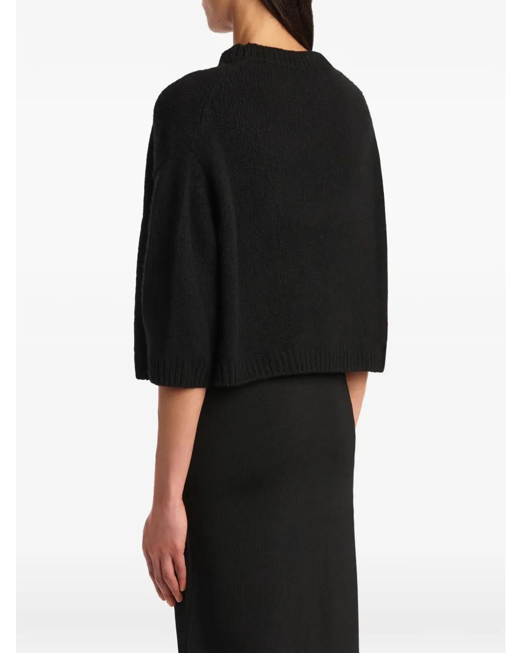 Khaite Black Sabina Sweater