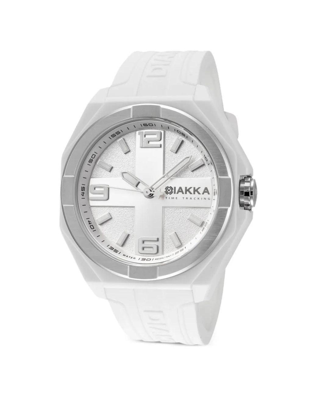 Diakka White The Vice Iii 39Mm Watch for men