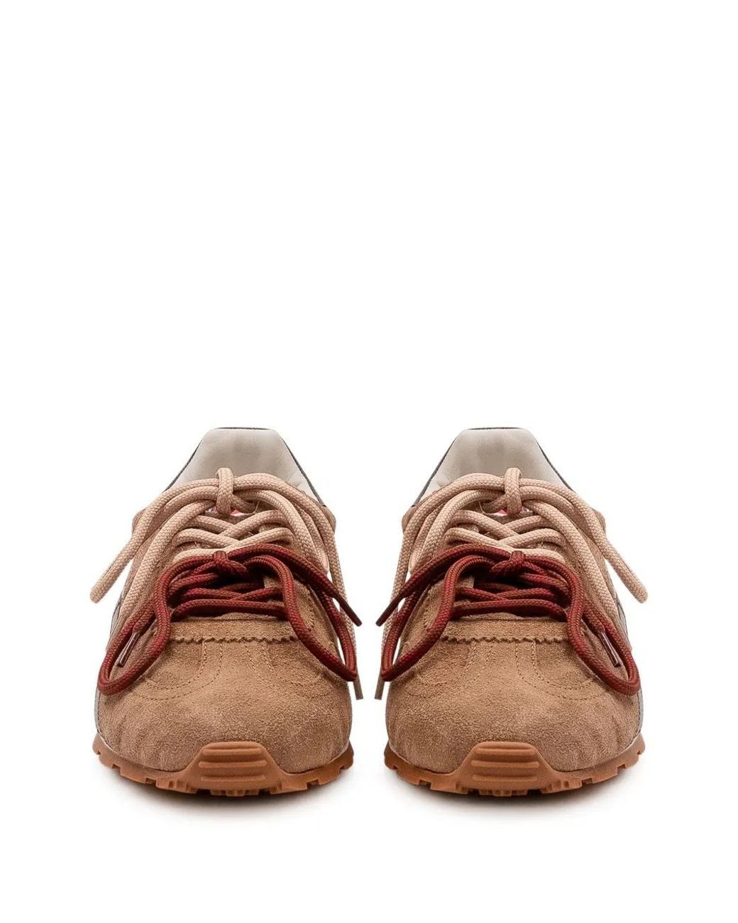 DSquared² Brown Baskets À Double Lacets En Daim for men