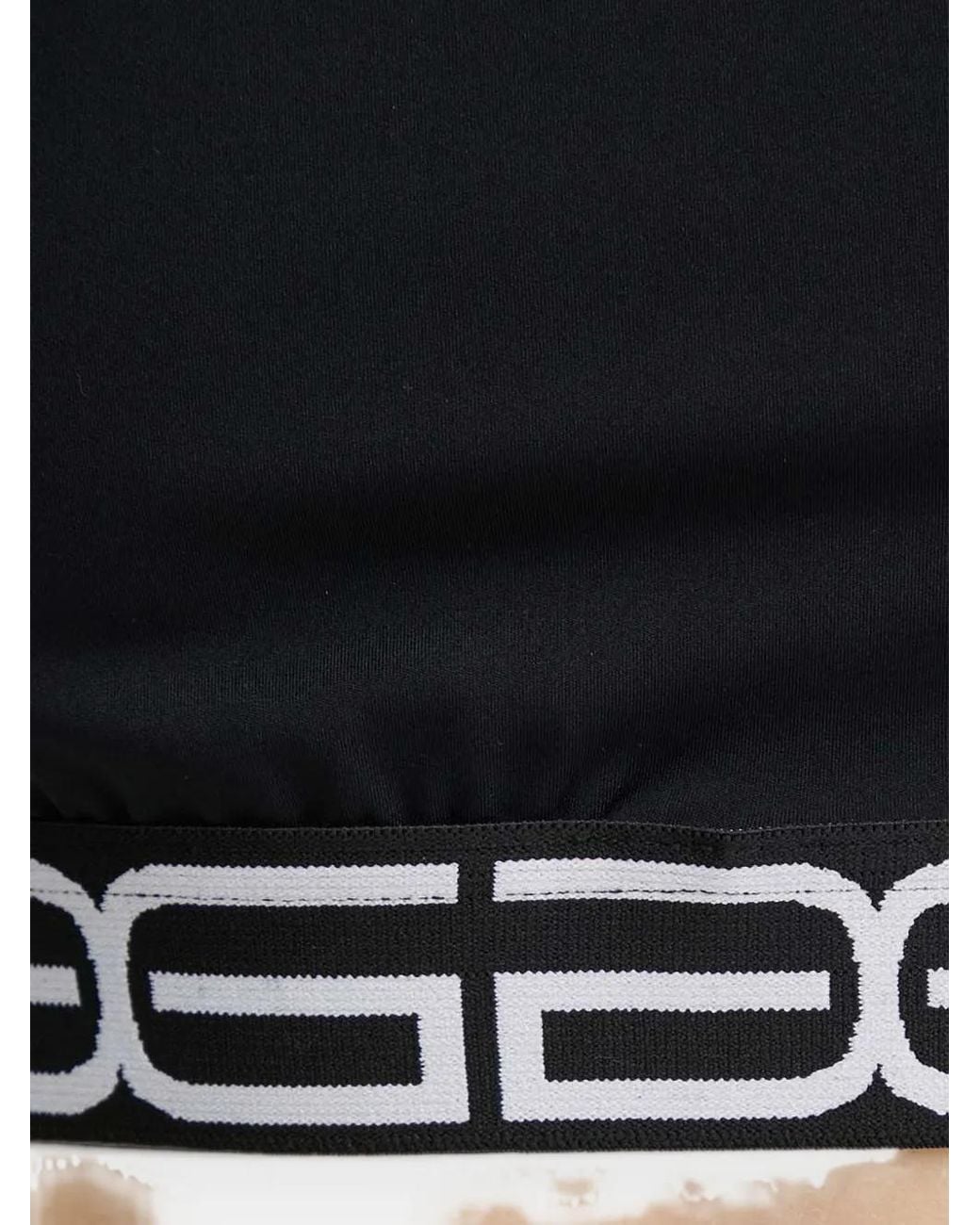 Gestuz Black Logo-Trim Top