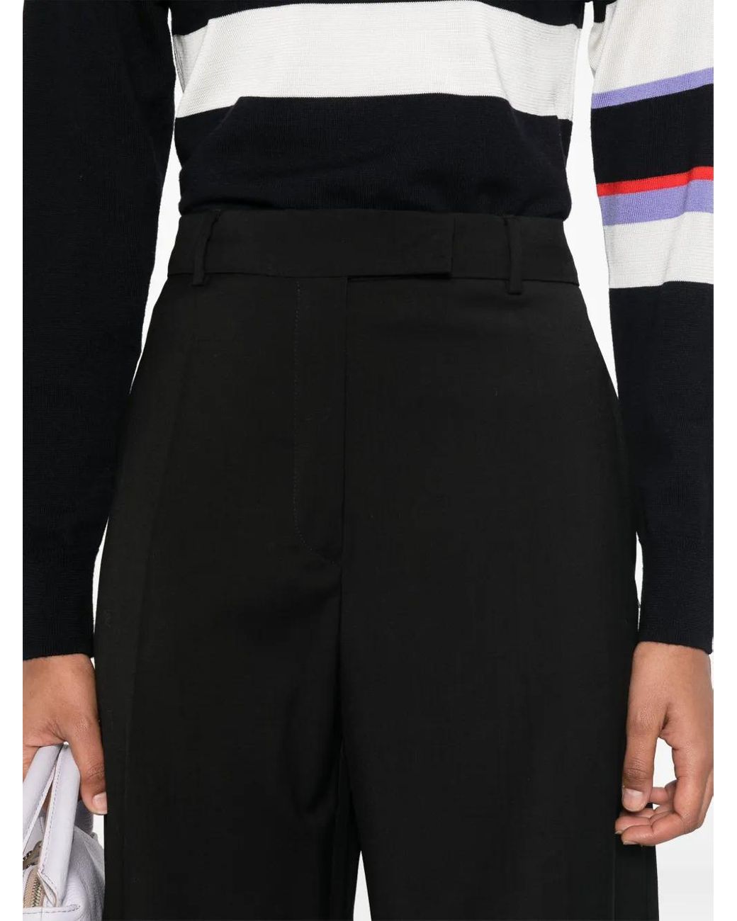 Sportmax Black Ampezzo Trousers