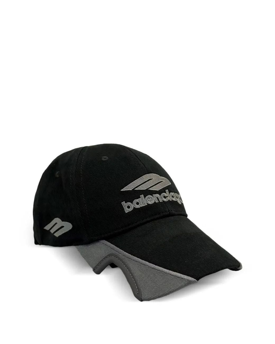 Balenciaga Black 3B Football Cap for men