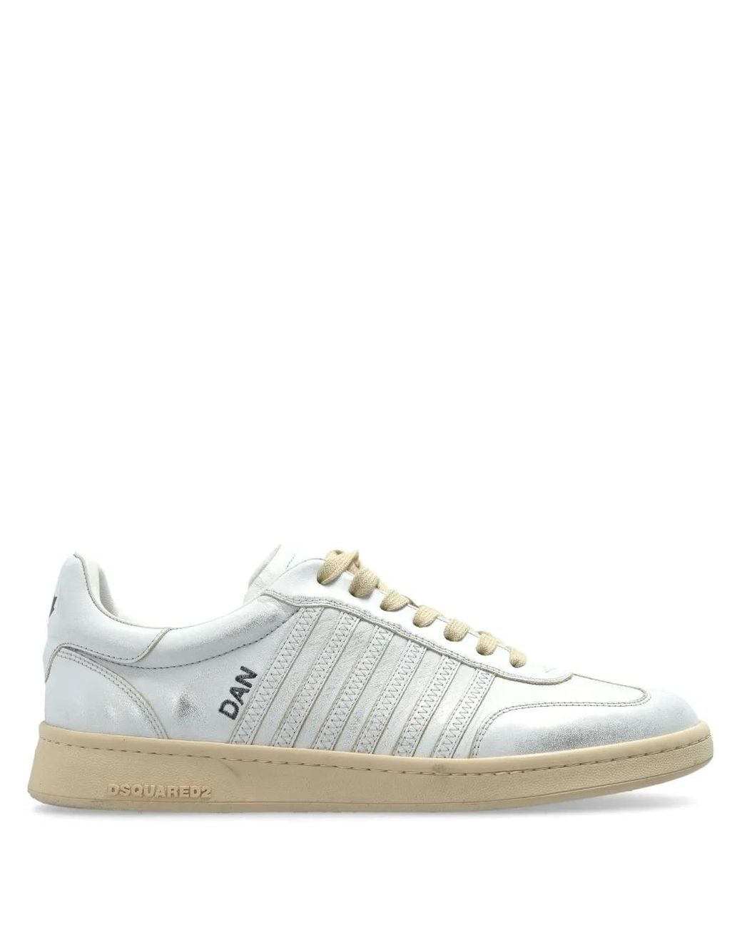 DSquared² White Boxer Sneakers for men