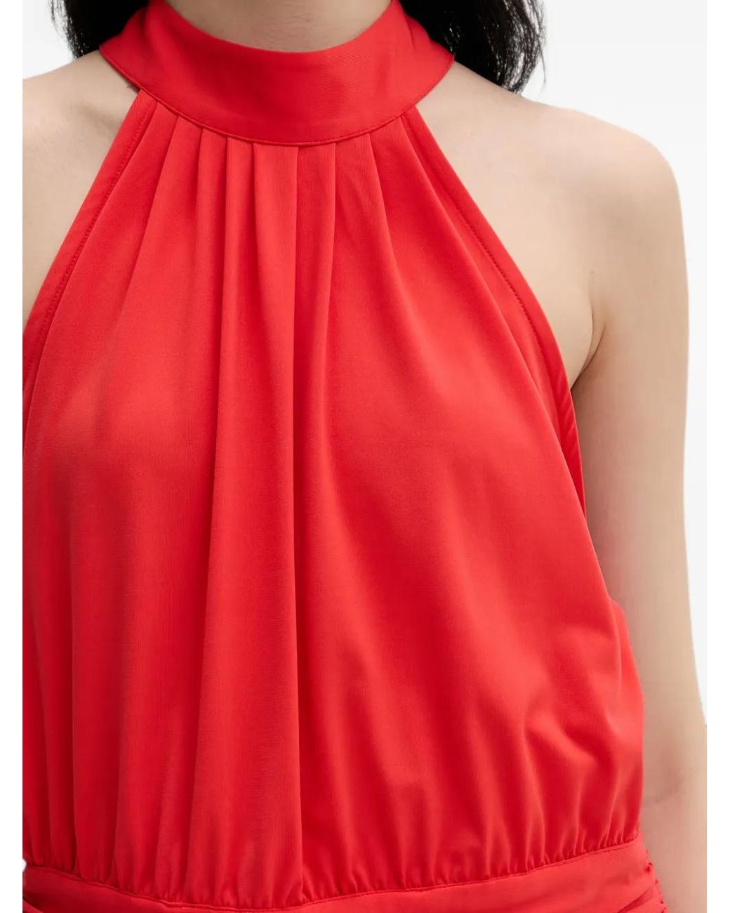 Gestuz Red Gzkadie Ruched Top