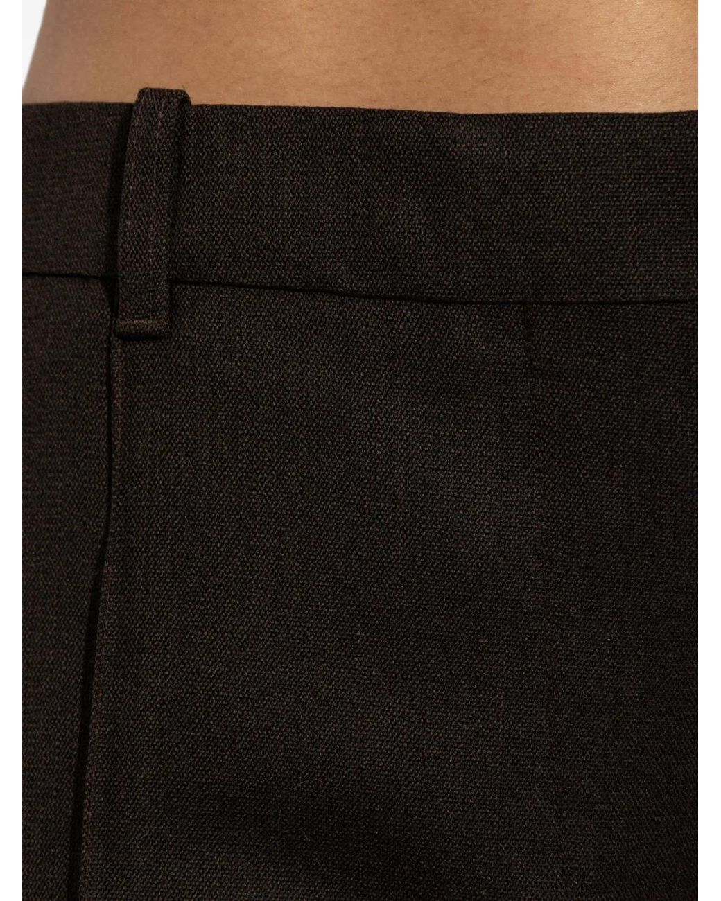 Studio Nicholson Black Quarte Wool Trousers