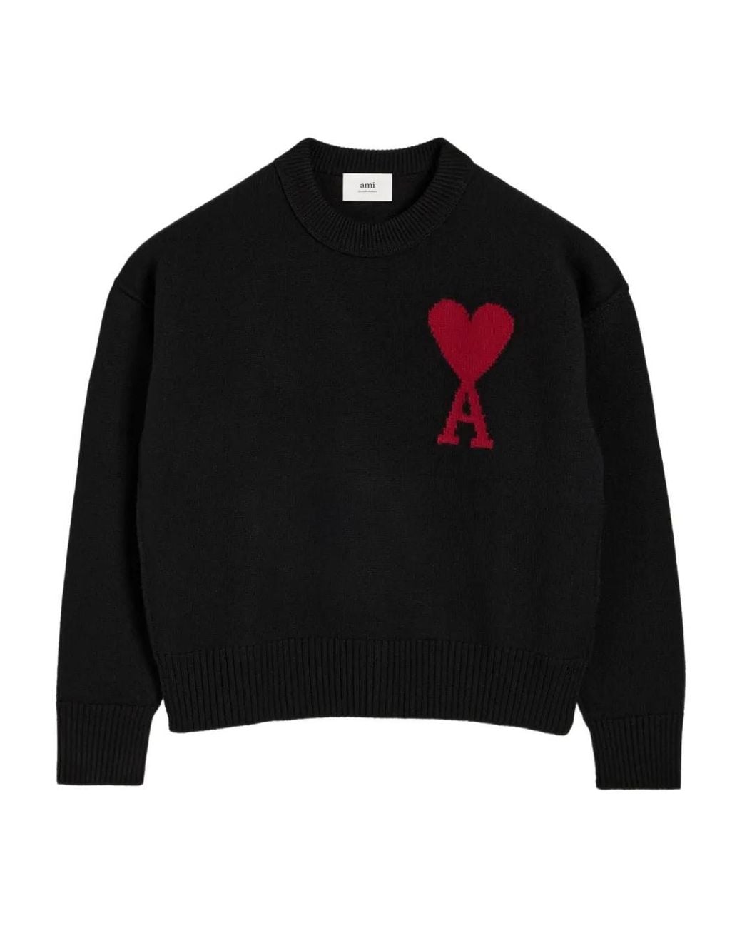 AMI Black Grobstrick – Schwarz