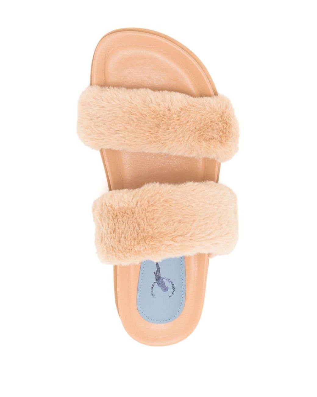 Blue bird slippers clearance