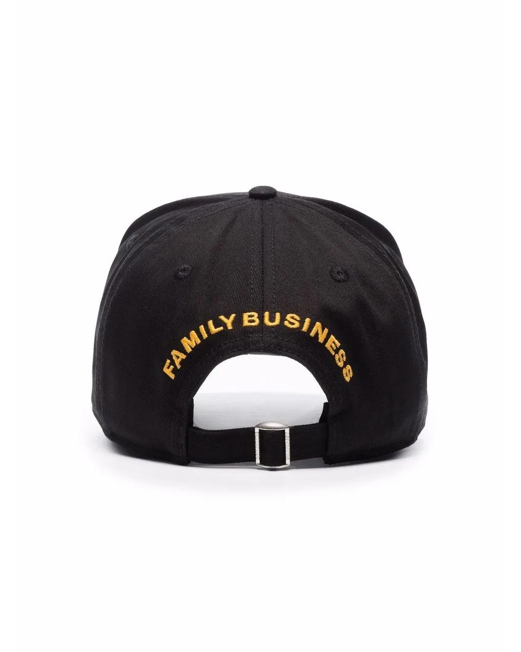 DSquared² Black Baseball Cap With Logoed Patch for men
