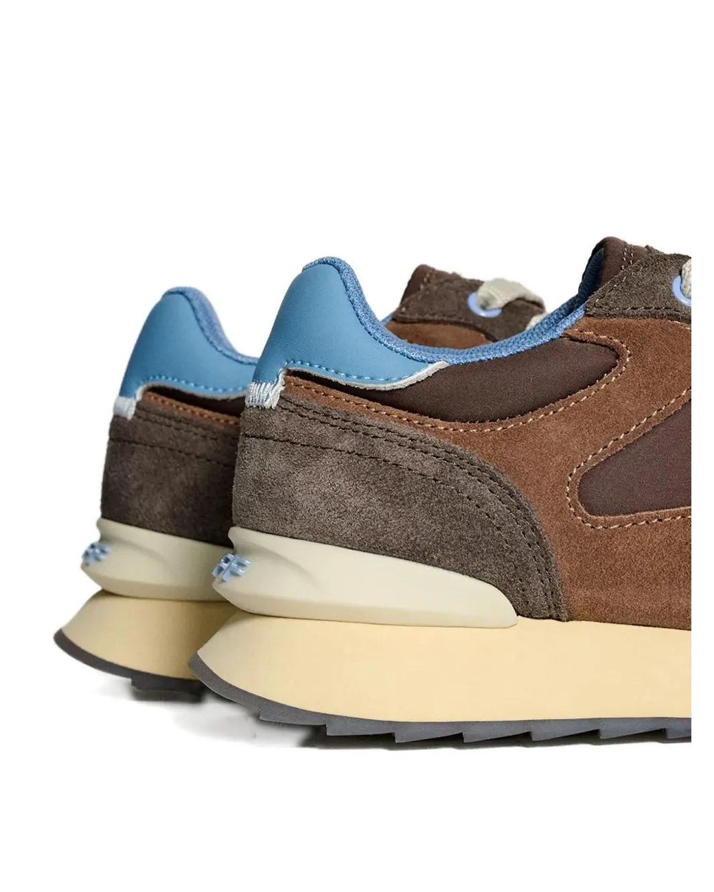HOFF Brown 30M City Amsterdam Panelled Lace-Up Sneakers