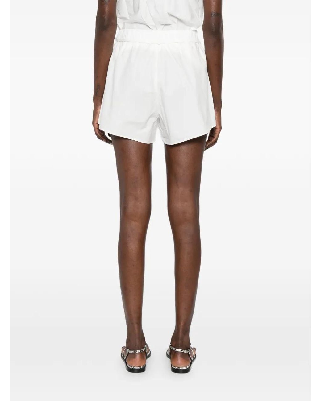Bondi Born White Drawstring Shorts