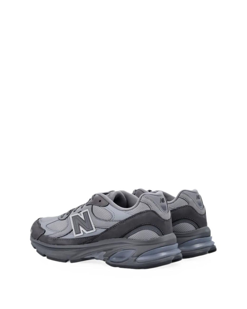 Comme des Garçons Gray X New Balance Panelled Low-Top Sneakers for men